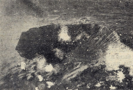 Рис. 104. 'Каньон Дьявола' - Аризонский метеоритный кратер (Вид с самолета)